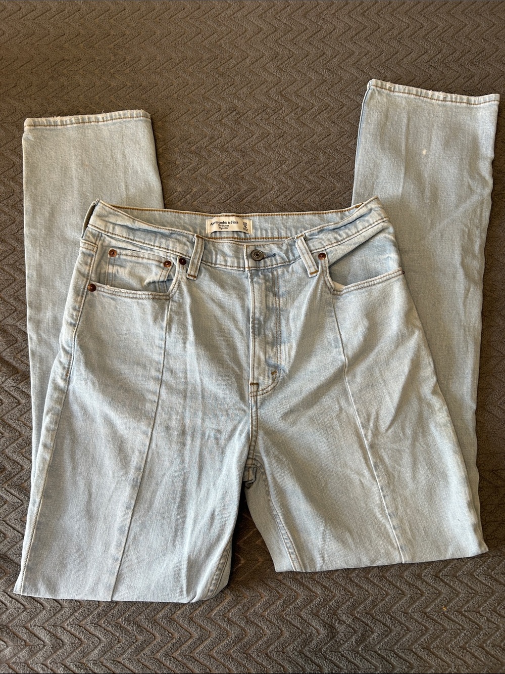 Abercrombie & Fitch Light Blue Straight Jeans